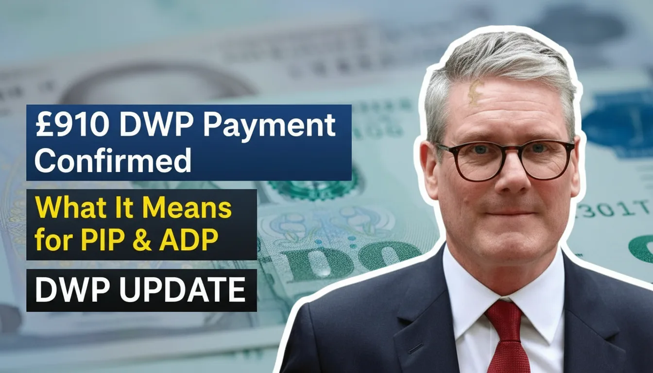 DWP Officially Confirms £910 Pre-Christmas Payment What It Means for Motability Users on PIP and ADP