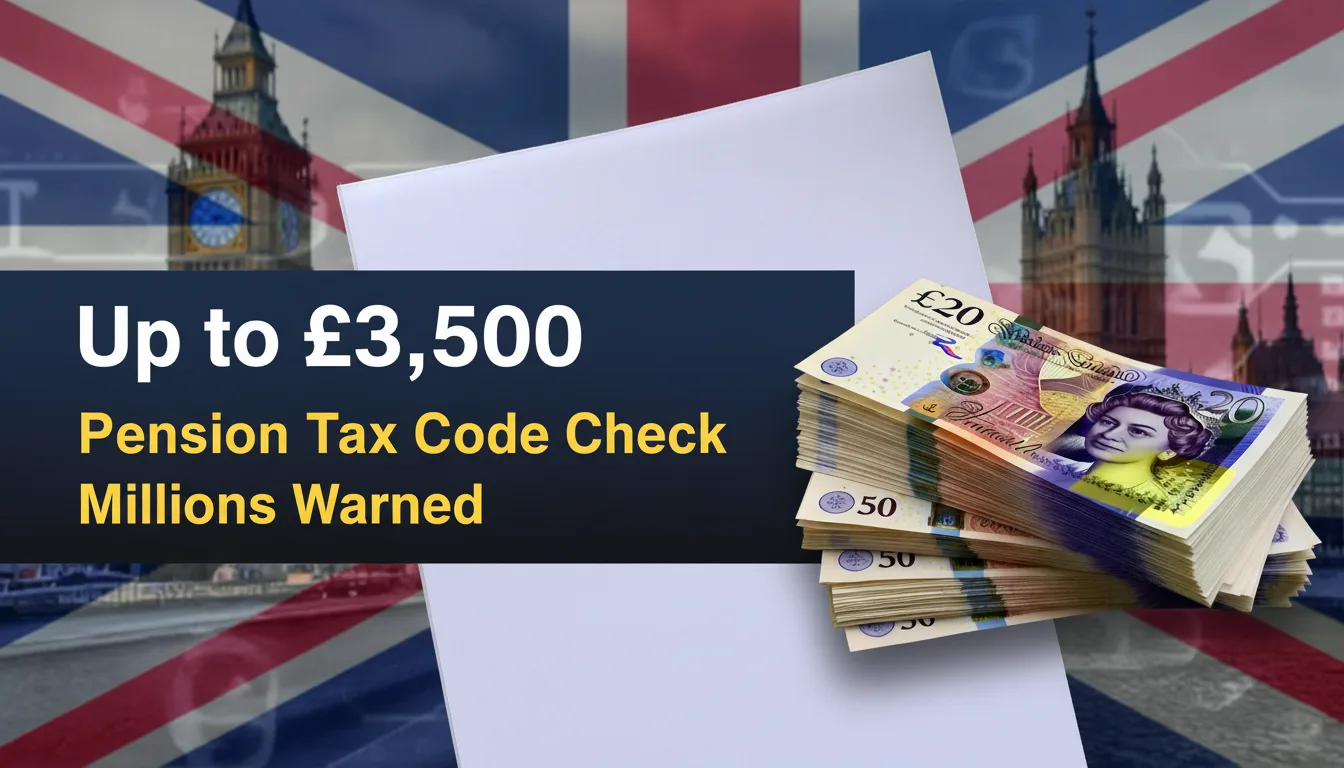 Millions of UK Pension Savers Warned A Simple Tax Code Check Could Unlock Up to £3,500