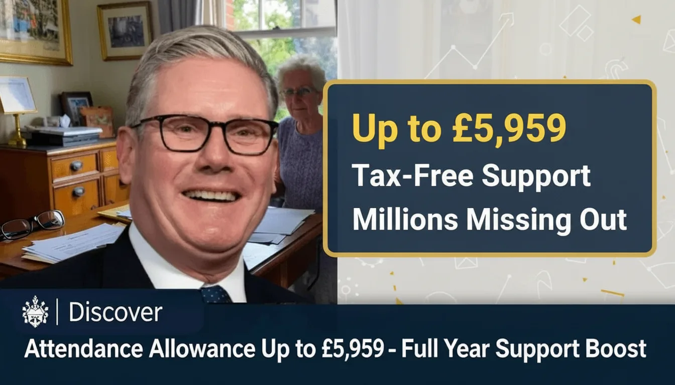 Millions of UK Seniors Missing Out on Up to £5,959 in Tax-Free Support – Here’s How Attendance Allowance Works