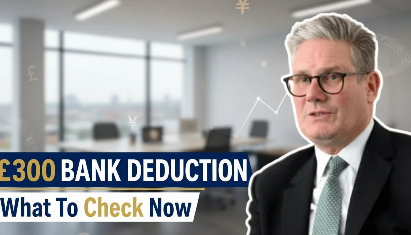 New £300 Bank Deduction What UK Pensioners Need to Know Before December