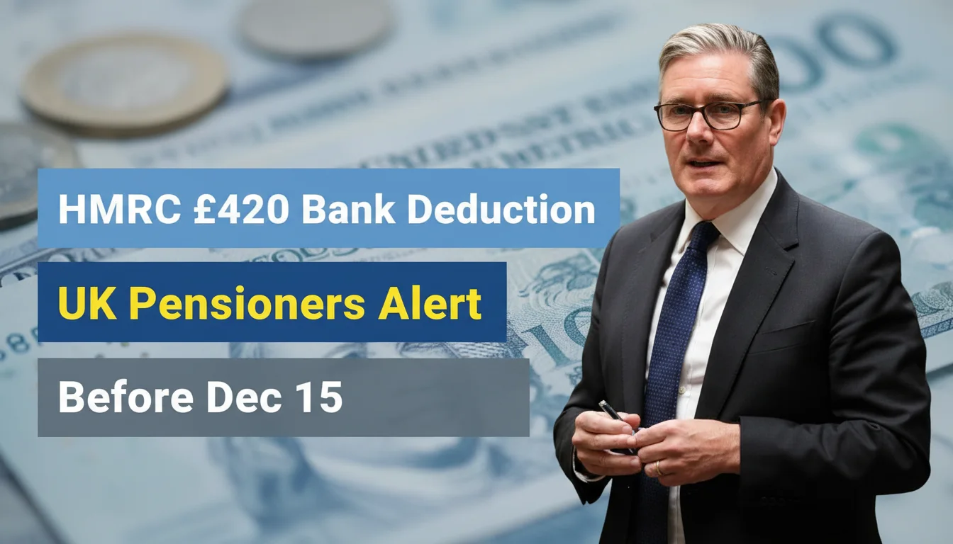 New HMRC £420 Bank Deduction What UK Pensioners Need to Know Before December 15 